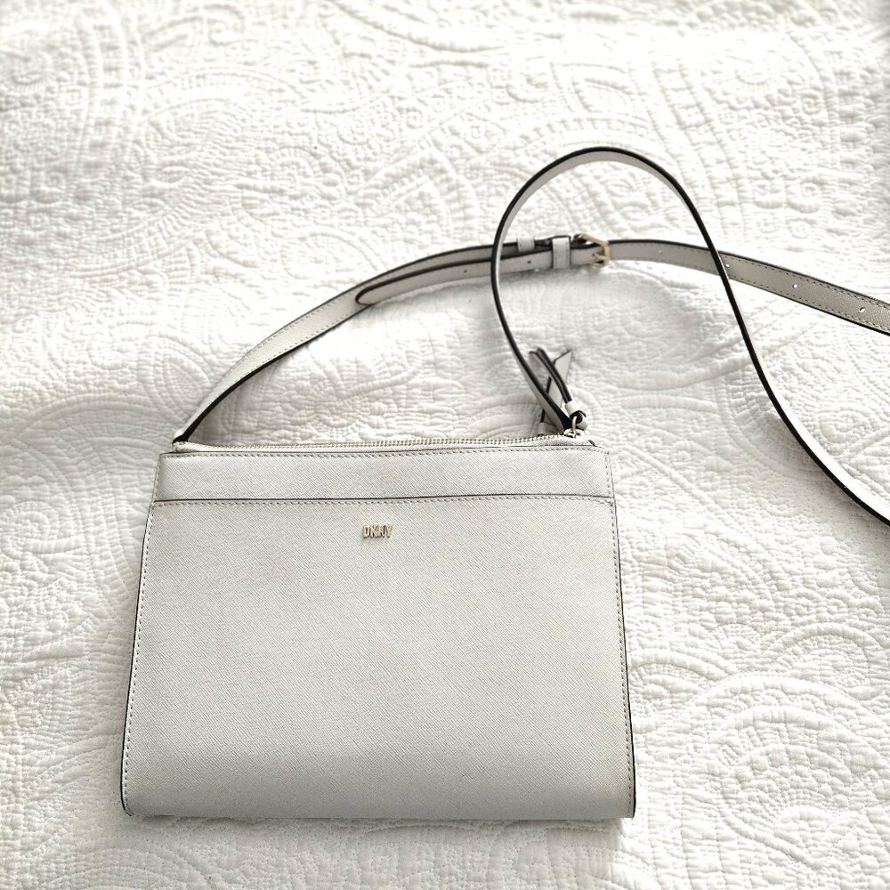 DKNY Bryant Park crossover handbag in stone